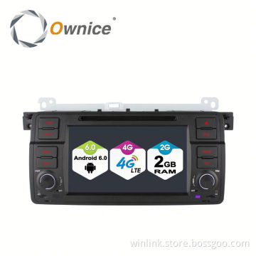 Ownice 4 core 2G RAM car GPS navigation system for BMW E46 M3 with multimedia player With WIFI gps rds BT radio